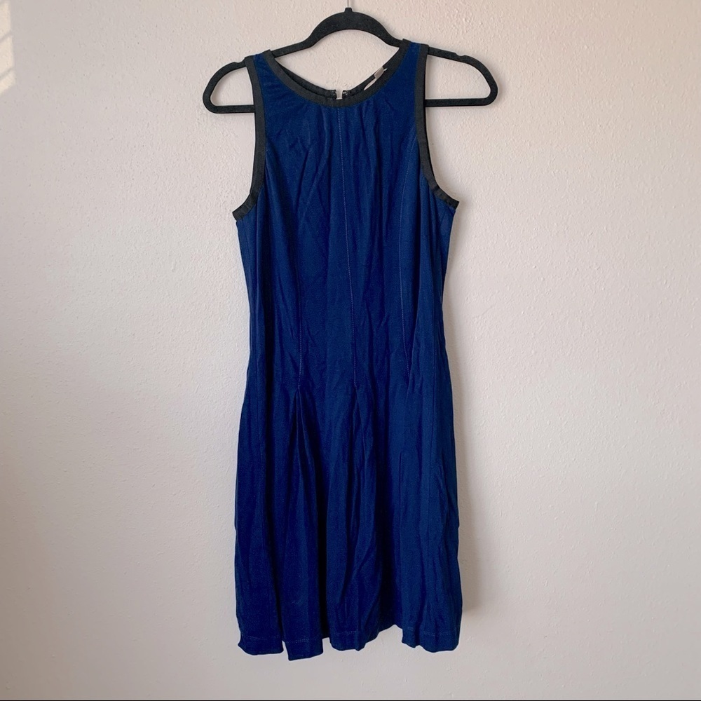Banana Republic dark blue high neck tank top dress 10P